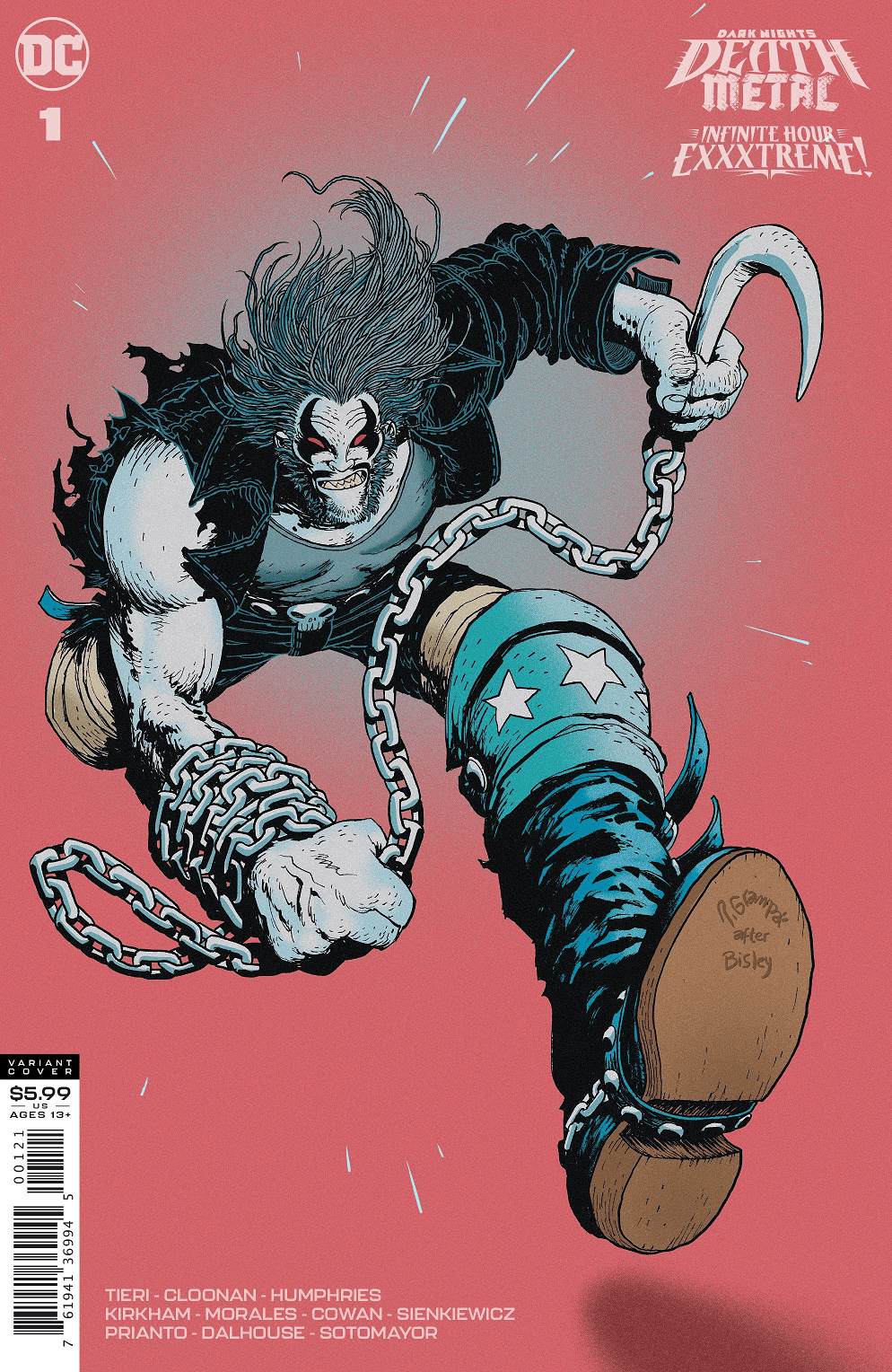 DC Comics Dark Nights Death Metal Infinite Hours Exxxtreme #1 Variant Cover Comic