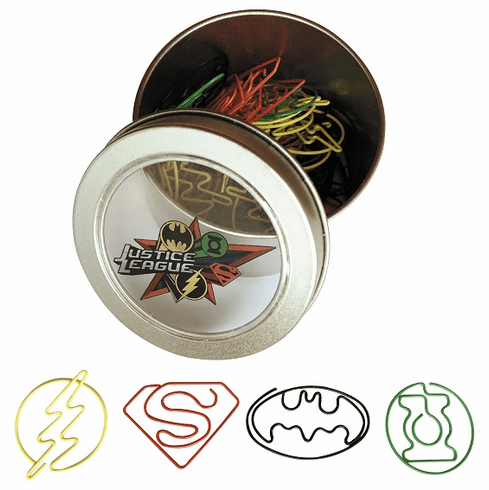 DC Comics Justice League Logos Paper Clips