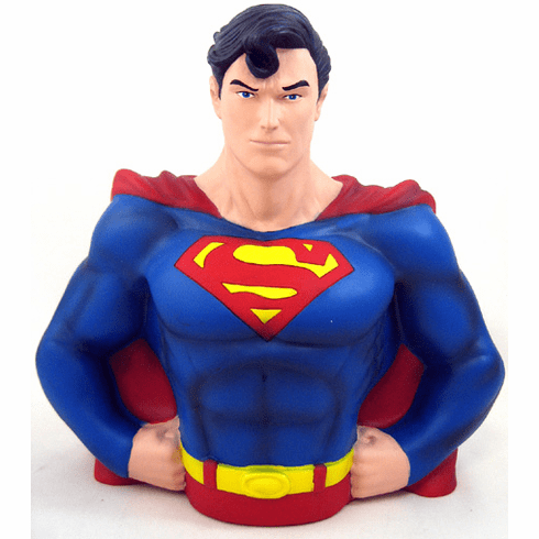DC Comics Superman Bust Coin Bank