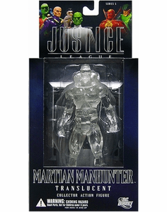 DC Direct Alex Ross Justice League Martian Manhunter Clear Figure