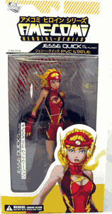 Ame Comi - Statuetta In PVC Jesse Quick Nei Panni Di Flash, 18 Cm, Collezione DC Comics