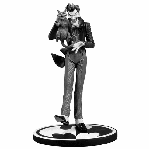 DC Direct Batman Black & White Brian Bolland Joker Statue