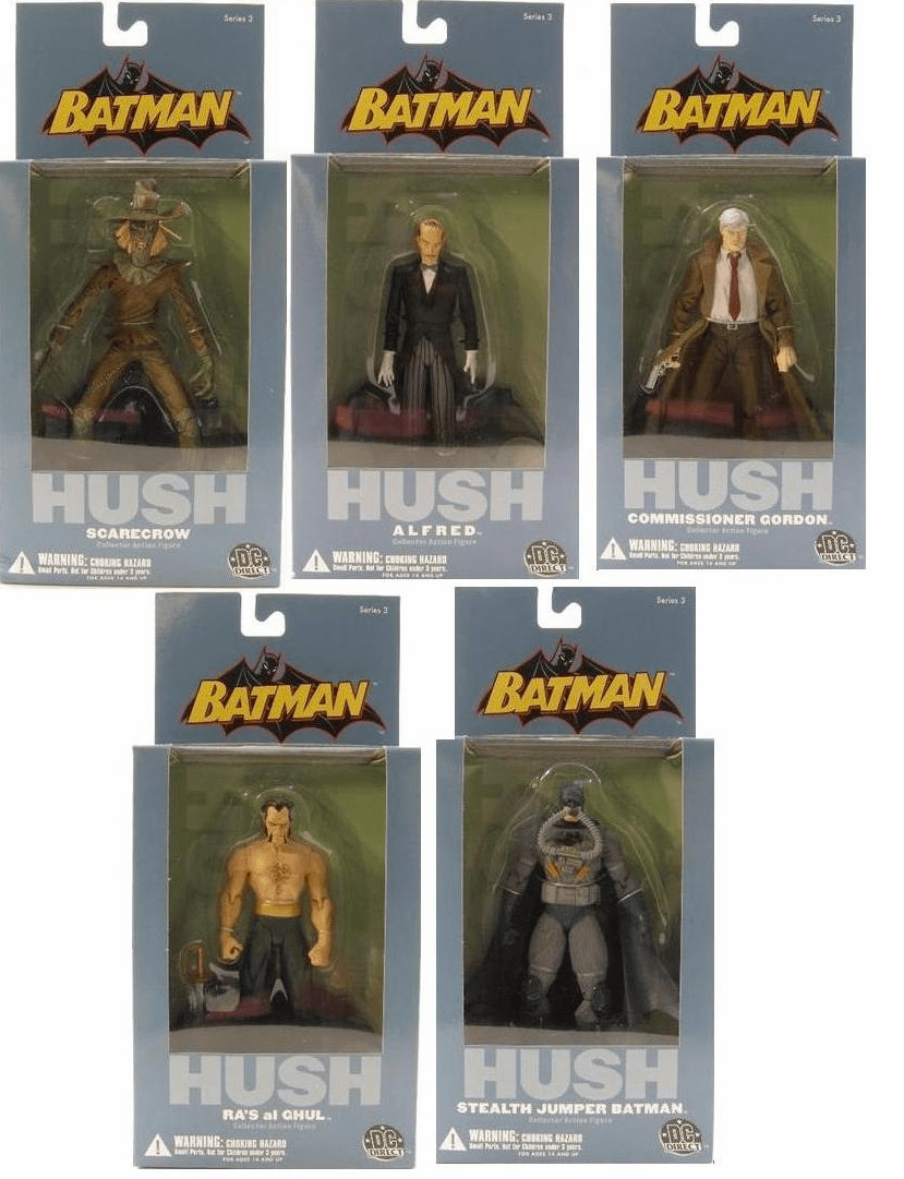 DC Direct Batman Hush Series 3 Action Figure Set