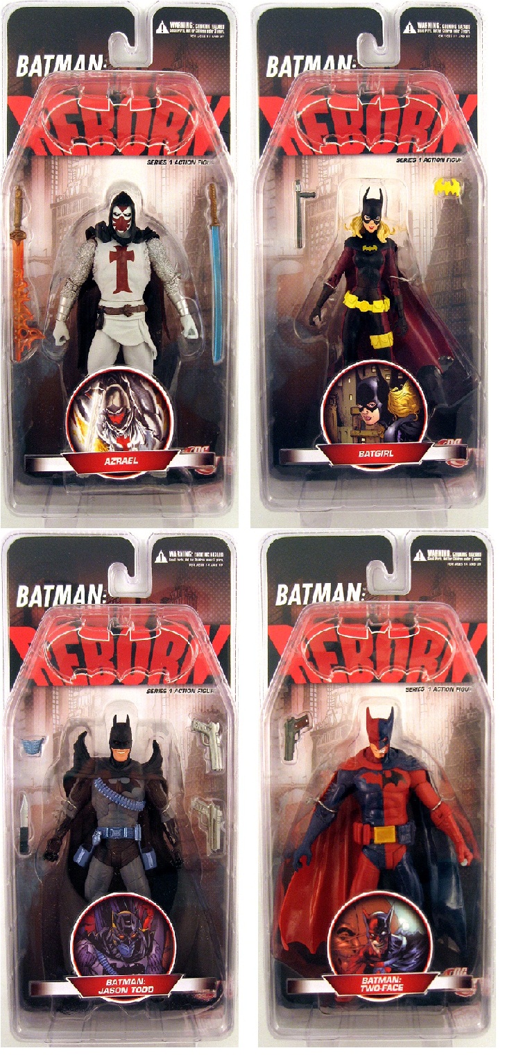 DC Direct Batman Reborn Action Figure Set