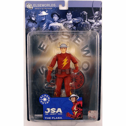 DC Direct Elseworlds Series 4 JSA Liberty Files Flash Action Figure