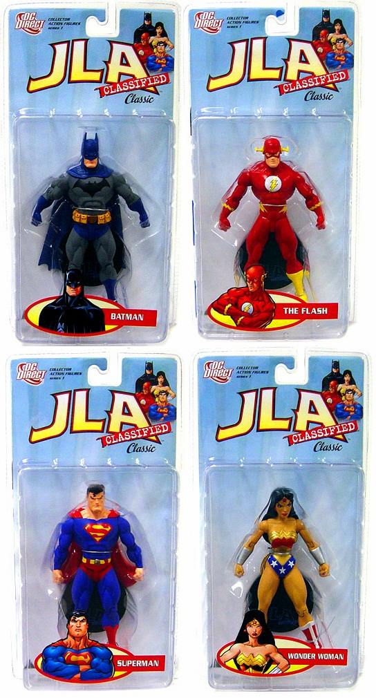 DC Direct JLA Classified Classic Series 1 Action Figures Set