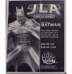 DC Direct JLA Pewter Series Batman Statue