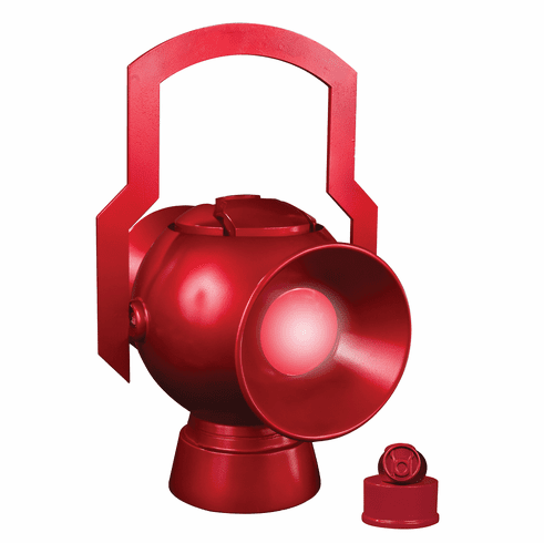 DC Direct JLA Trophy Room Prop Red Lantern Power Battery
