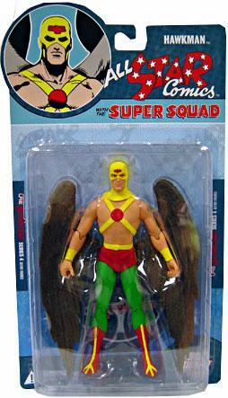 DC Direct Reactivated All Star Comics Super Squad Hawkman Figure