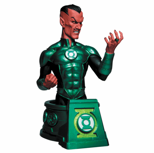 DC Heroes of the DCU Blackest Night Sinestro Bust