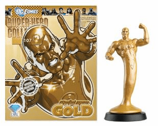 DC Super Hero Collection Magazine #107 Mofal Man Gold Figurine