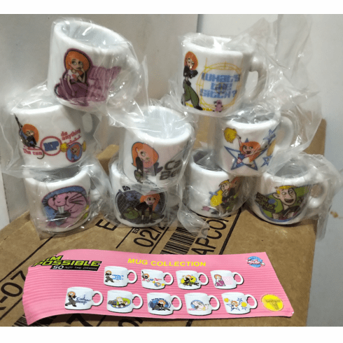 Disney Kim Possible Mug Gacha Capsule Set
