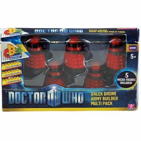 Doctor Who Character Builder Red Dalek Drone Army Builder Multi Pack