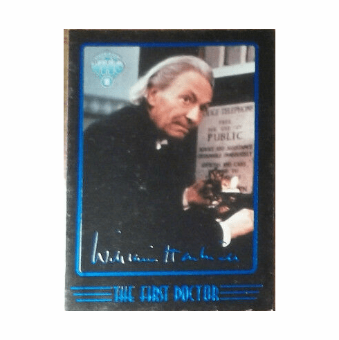 Doctor Who Cornerstone S4 First Doctor Facsimile Signature Foil Card