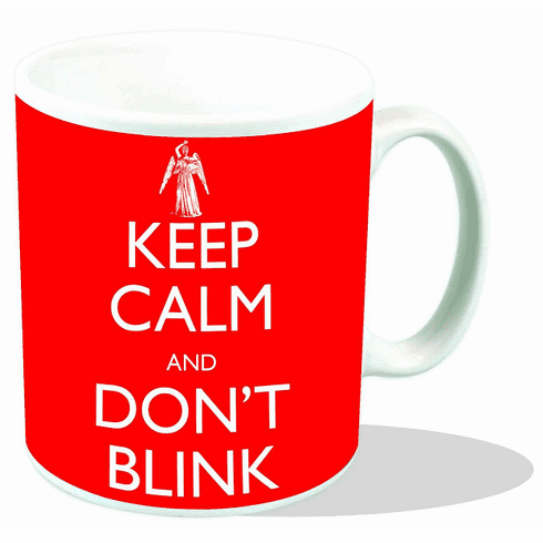 Doctor Who Keep Calm and Don't Blink Ceramic Mug