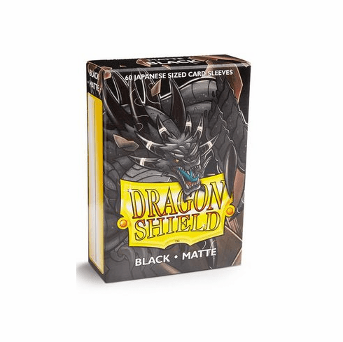 Dragon Shield Japanese Matte Black Card Sleeves