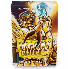 Dragon Shield Japanese Matte Gold Card Sleeves