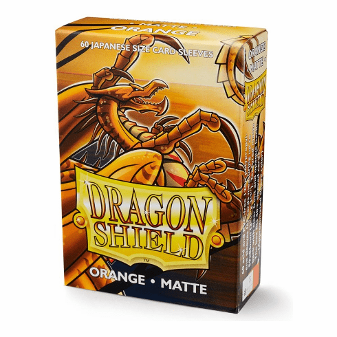Dragon Shield Japanese Matte Orange Card Sleeves