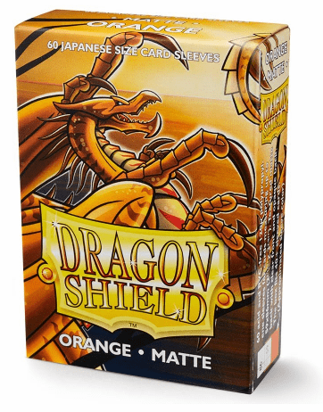 Dragon Shield Japanese Matte Orange Card Sleeves