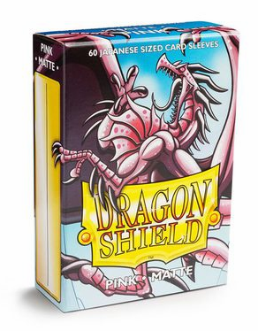 Dragon Shield Japanese Matte Pink Card Sleeves