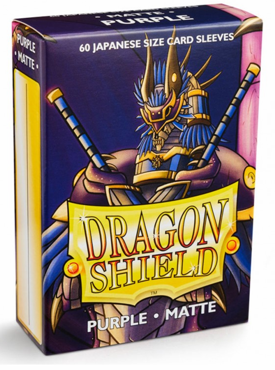 Dragon Shield Japanese Matte Purple Card Sleeves