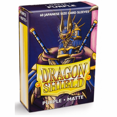 Dragon Shield Japanese Matte Purple Card Sleeves