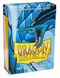 Dragon Shield Japanese Matte Sky Blue Card Sleeves