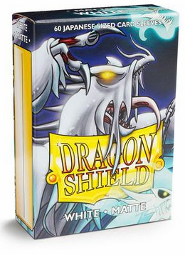 Dragon Shield Japanese Matte White Card Sleeves