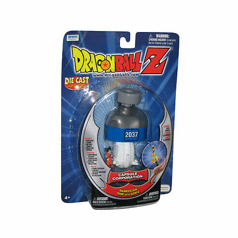 Dragonball Z Capsule Corporation Namekian  Spaceship with Goku Figure