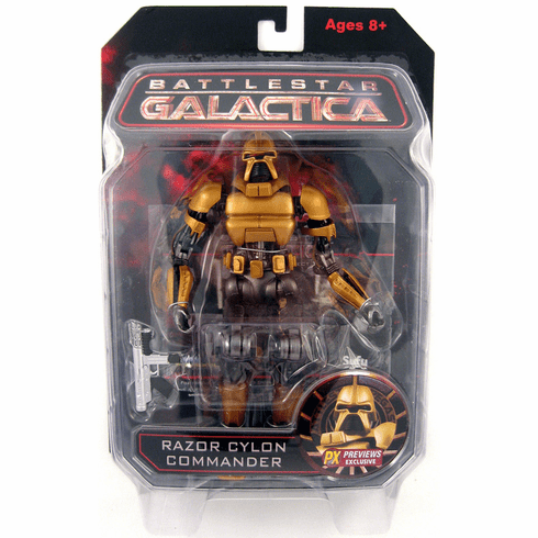 DST Battlestar Galactica Razor Cylon Commander Figure