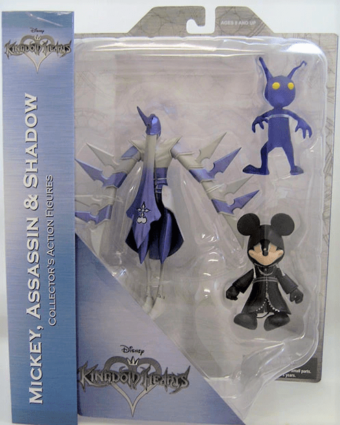DST Kingdom Hearts Mickey, Assassin & Shadow Figure Set