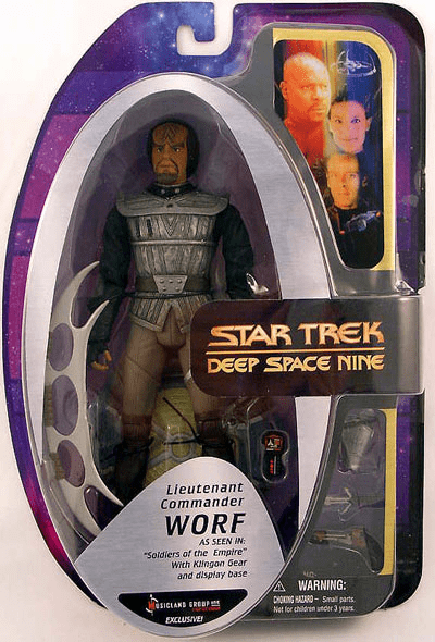 DST Star Trek Deep Space Nine Soldiers of Empire Worf Figure