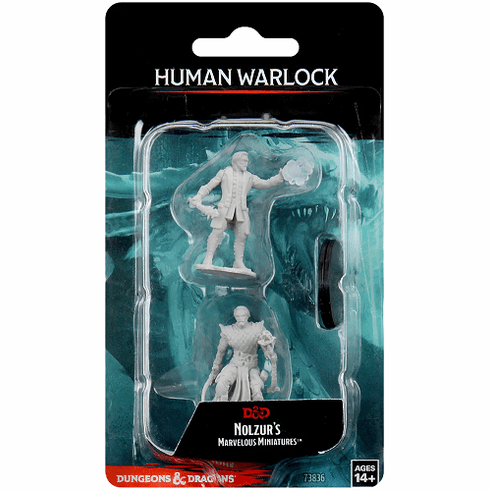 Dungeons and Dragons Nolzur's Marvelous Miniatures Male Human Warlock 2-Pack