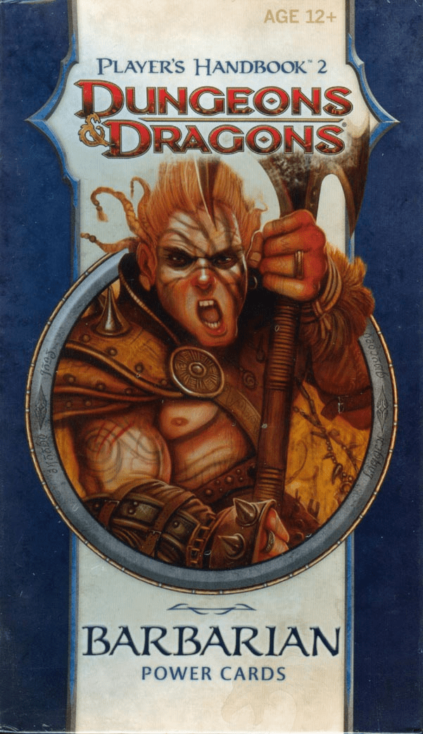 Dungeons & Dragons Player's Handbook 2 Barbarian Power Cards