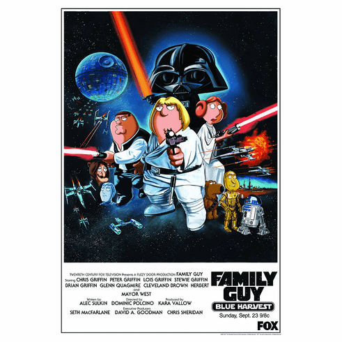 Family Guy Blue Harvest Lithograph