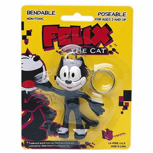 Felix the Cat Bendable Keychain