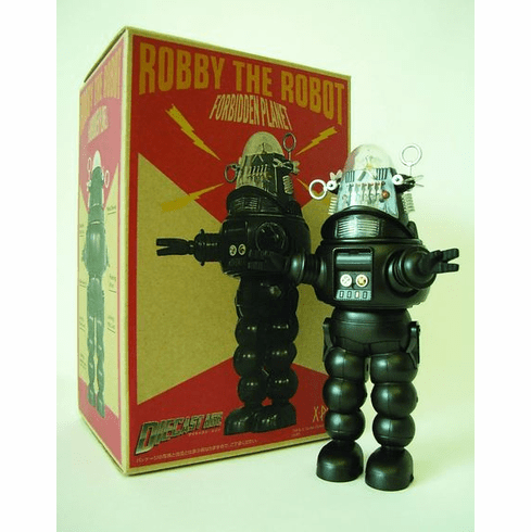 Forbidden Planet Robby the Robot B&W Die-Cast Figure