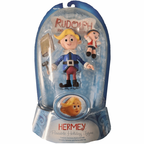 Forever Fun Rudolph the Red-Nosed Reindeer Hermey Figure