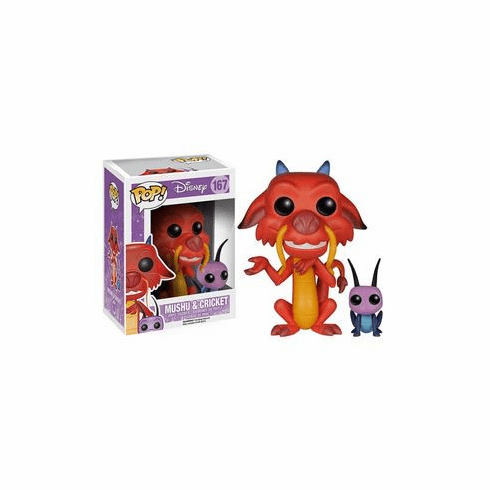 Funko Disney Pop Vinyl Mulan Mushu and Cricket Figure