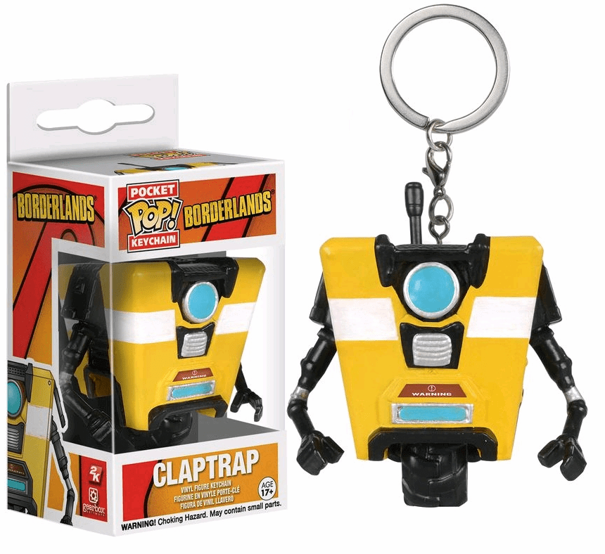Funko Pocket POP! Borderlands Claptrap Keychain
