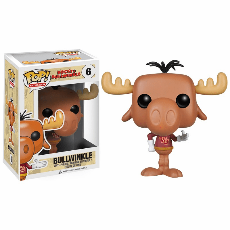 Funko Pop Animation Vinyl 06 Rocky and Bullwinkle Bullwinkle Figure