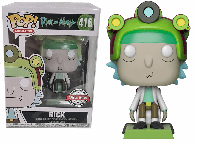 Funko Pop Animation Vinyl 416 Rick & Morty Rick Figure