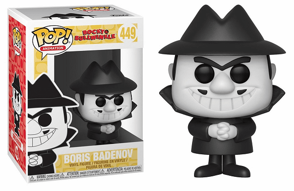 Funko Pop Animation Vinyl 449 Rocky and Bullwinkle Boris Figure