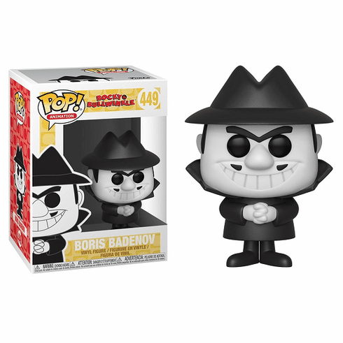 Funko Pop Animation Vinyl 449 Rocky and Bullwinkle Boris Figure