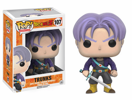 Funko Pop Animation Vinyl Dragonball Z Trunks Figure