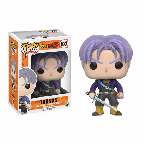 Funko Pop Animation Vinyl Dragonball Z Trunks Figure