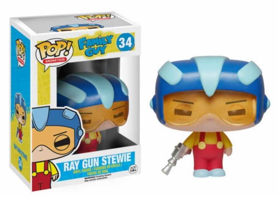 Funko Pop Animation Vinyl Family Guy Ray Gun Stewie Figure