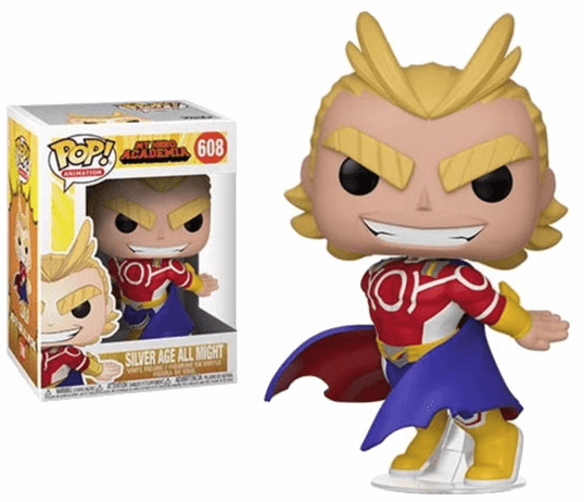 Funko Pop Animation Vinyl My Hero Academia Silver Age All Might Figure