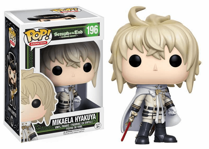 Funko Pop Animation Vinyl Seraph of the End Mikaela Hyakuya Figure