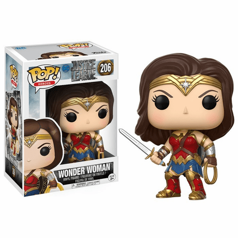 Funko Pop Heroes Vinyl 206 Justice League Wonder Woman Figure